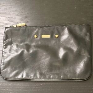 Marc Jacobs Black Nylon Interior Pouch with Gold Zipper Detail